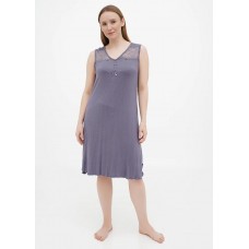 Нічна сорочка Cotpark фіолетова 2XL,3XL,4XL,5XL 10650